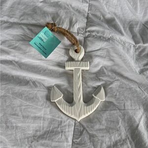White Anchor Wall Decor small